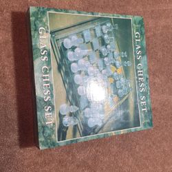 Glass Chess Set 