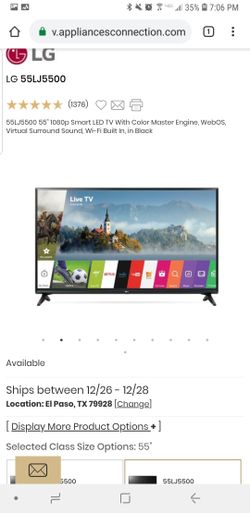 Lg 55 inch smart tv