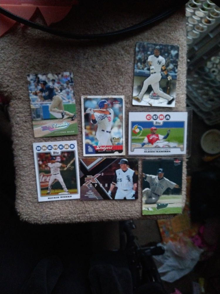 Different Baseball Cards