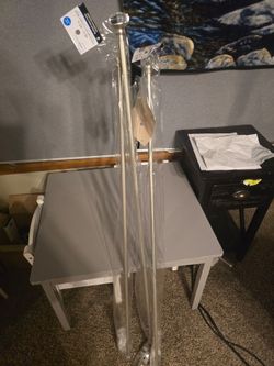 Brand New Mainstays Curtain Rods (Set of 5) 48"-84" Brushed Nickel