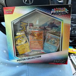 Pokemon prismatic evolutions poster collection