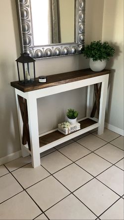 Wood Console Table (MADE TO ORDER)