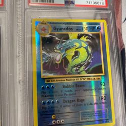 Pokémon XY Evolution Reverse Holo Gyrados/Charmeleon PSA SLABS