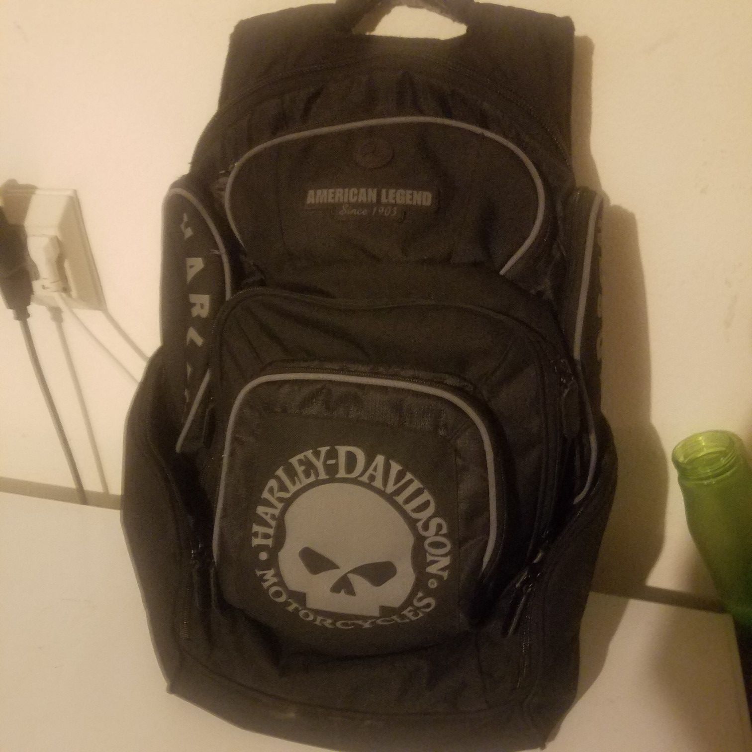 Harley Motorcycle Backpack, Bartender set and boxing equipment