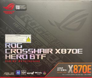 ASUS ROG CROSSHAIR X870E Hero BTF - GAMING MOTHERBOARD