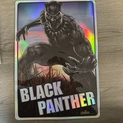 Two Metal Black Panther Posters Small