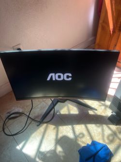 AOC curved monitor
