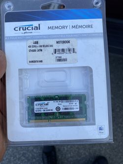 Crucial ddr3L 4gb
