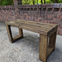 Handmade Wooden Bench