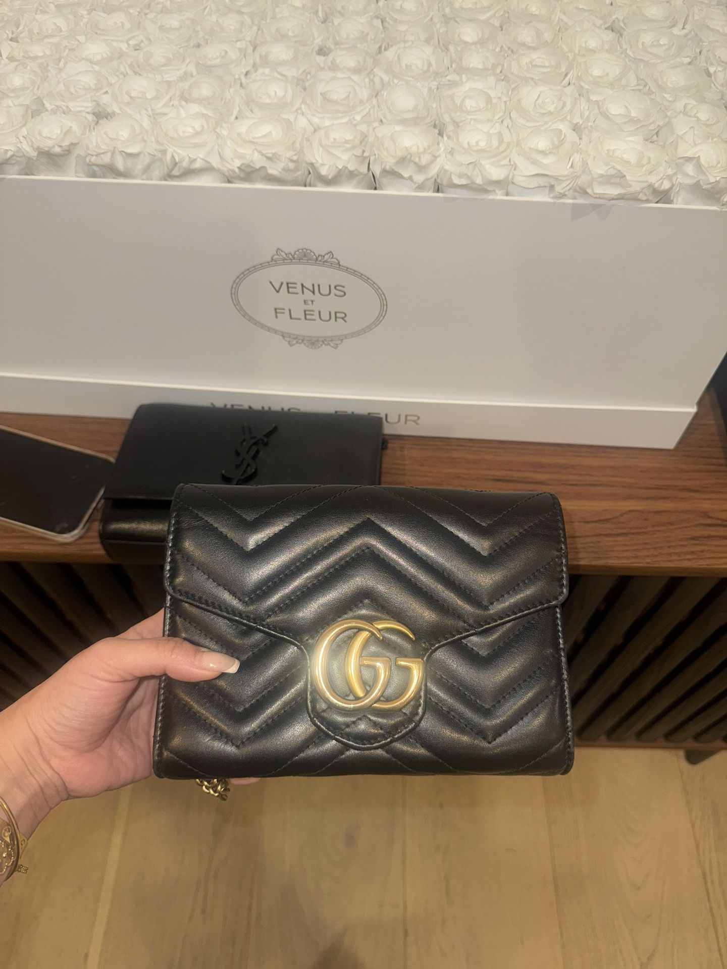 Gucci MARMONT WALLET ON CHAIN