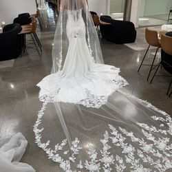 Brand new cathedral veil- wedding