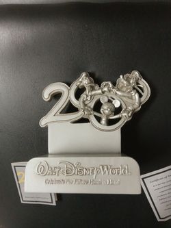 Celebrate The Future Hand In Hand Walt Disney World 2000 Paper Weight