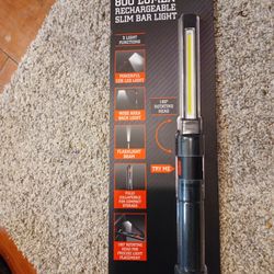 ICON 800 Lumen LED Rechargeable Magnetic Handheld Foldable Slim Bar Work Light