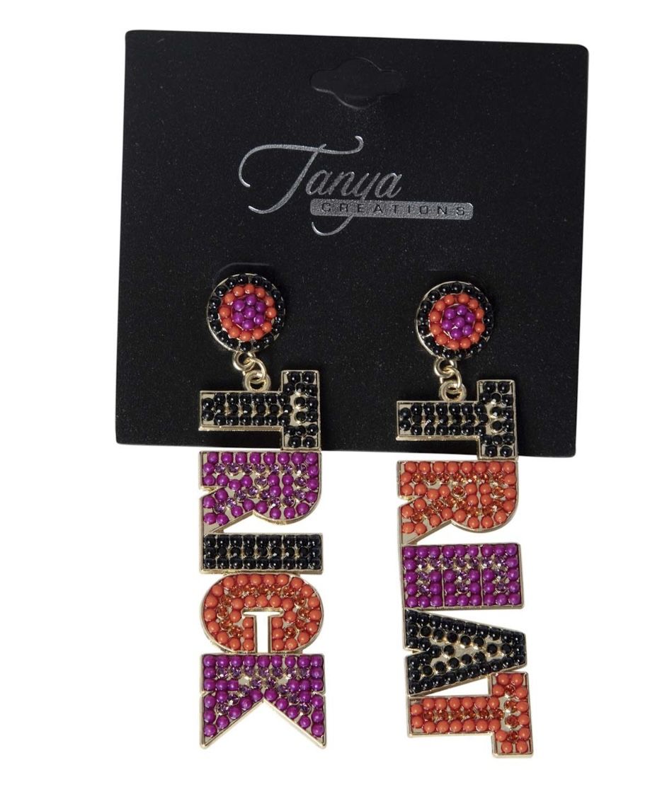 TRICK or TREAT Halloween Dangle Earrings