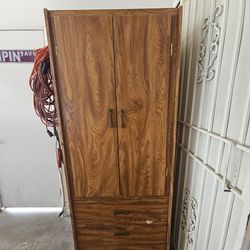 Wood closet Cabinet or garage storage