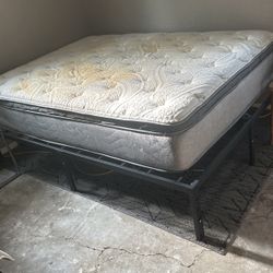 Queen Bed With Metal Frame
