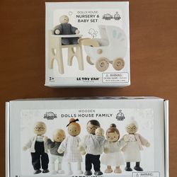 Le Toy Van Doll House Family & Nursery Baby Set