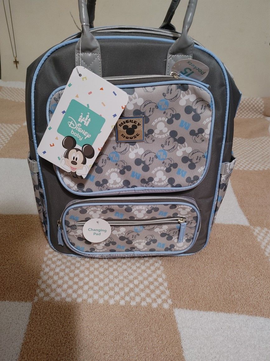 Mickey Mouse Diaper Bag - New