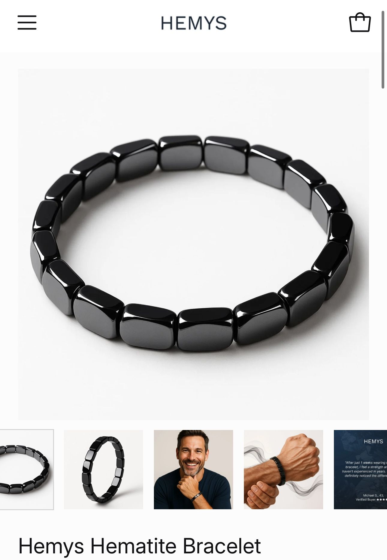 Hemys Hematite Bracelet