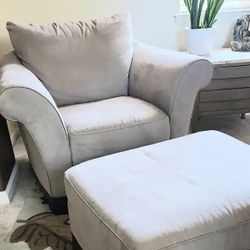 2 Seater And 1 Seater With Ottoman 
