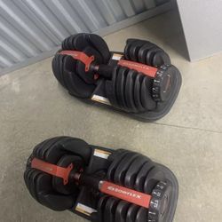 BOWFLEX DUMBELLS 52.5 ADJUSTABLE 