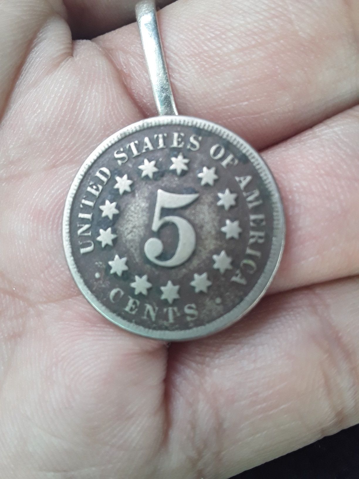 1869 U.S -5 Cent Coin