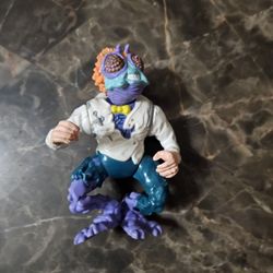 Vintage 1989 Teenage Mutant Ninja Turtles Baxter Stockman Figure  4.5" No Wings