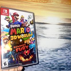 Super Mario 3d world And Bowsers fury New Sealed 
