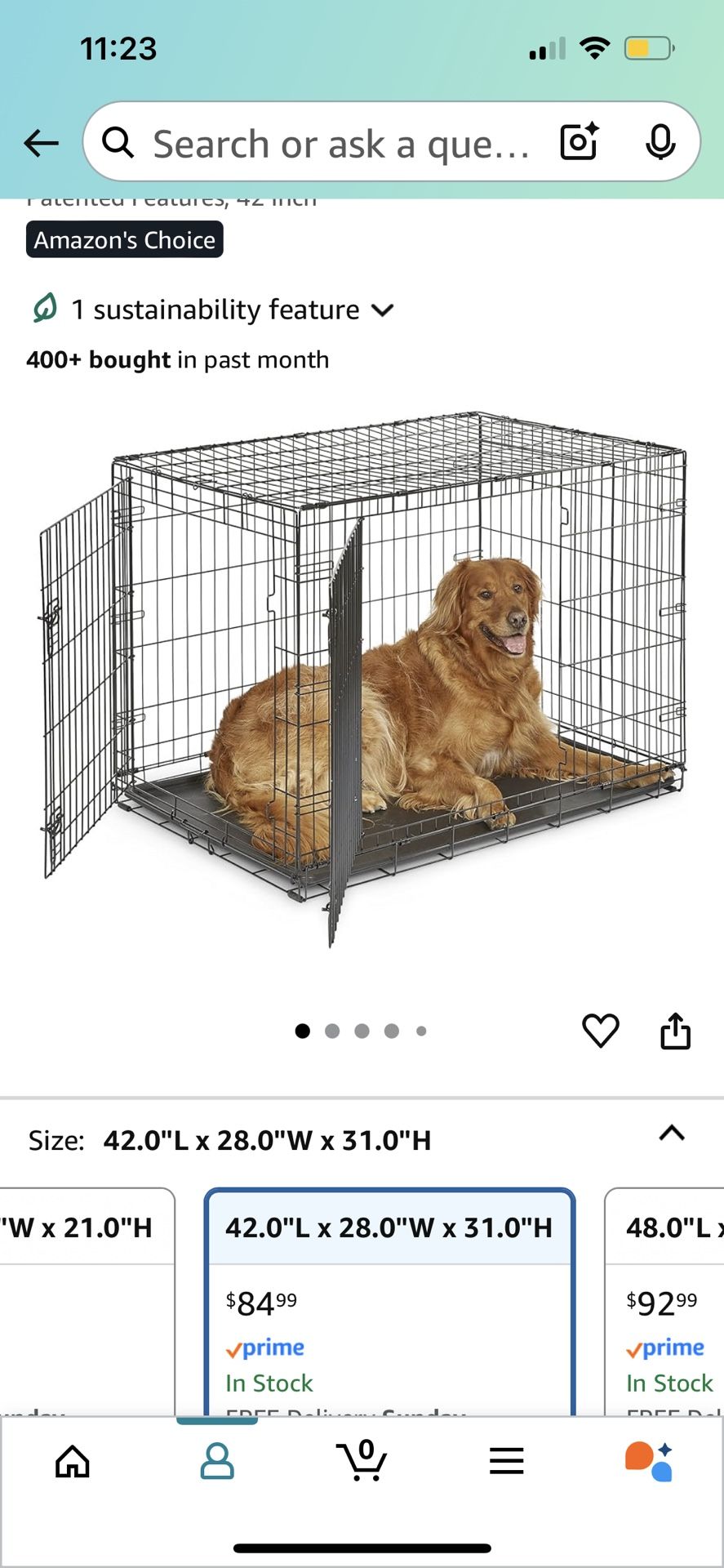 XL Dog Crate Kennel