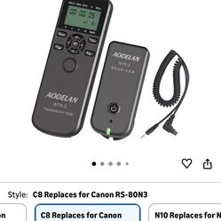 Release timer remote shutter for Canon