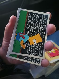 Tops Simpson Cards