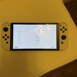 Nintendo Switch Oled With Stand And 128sd Card