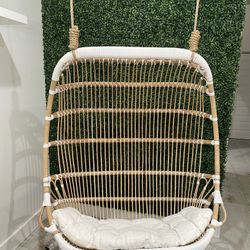 Serena & Lily Double Rattan Hanging Chair