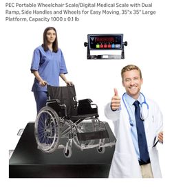 Portable Medical Wheelchair Scale 