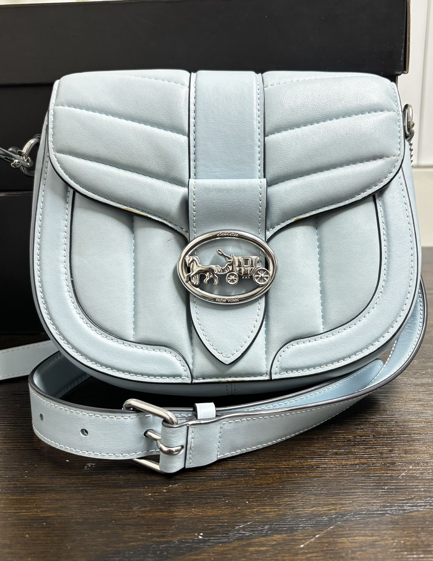 Coach—Georgie Saddle Bag With Quilting
