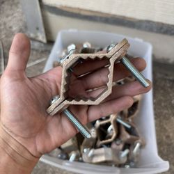 2 Inch Brass Grounding Clips