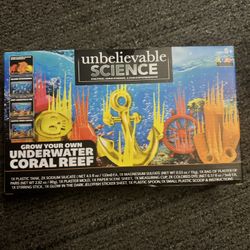 Unbelievable, science experiments, underwater coral reef new in box