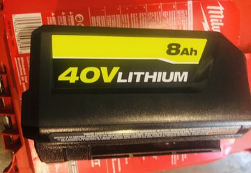 RYOBI 40V Lithium-Ion 8.0 Ah High Capacity Battery