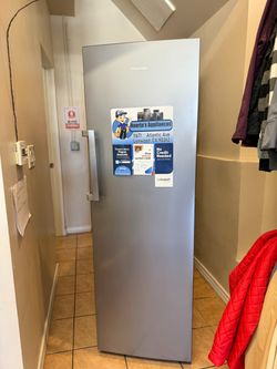 Hisense Upright Freezer/ Refrigerator Stainless Steel