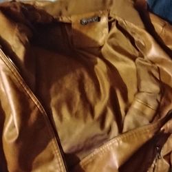 Men's Brown Leather Jacket 