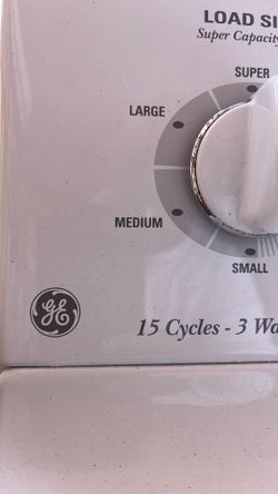 GE washing machine