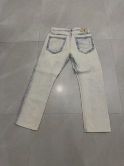 True Religion Light Wash Straight Leg Jeans - 4 Pairs