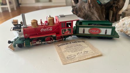 Coca-Cola Locomotive and Tender Die-Cast Train
