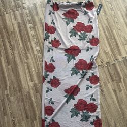 Skirt Short Under And Long See Thru Skirt