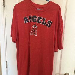 Angels Baseball Tee Shirt Size XXL