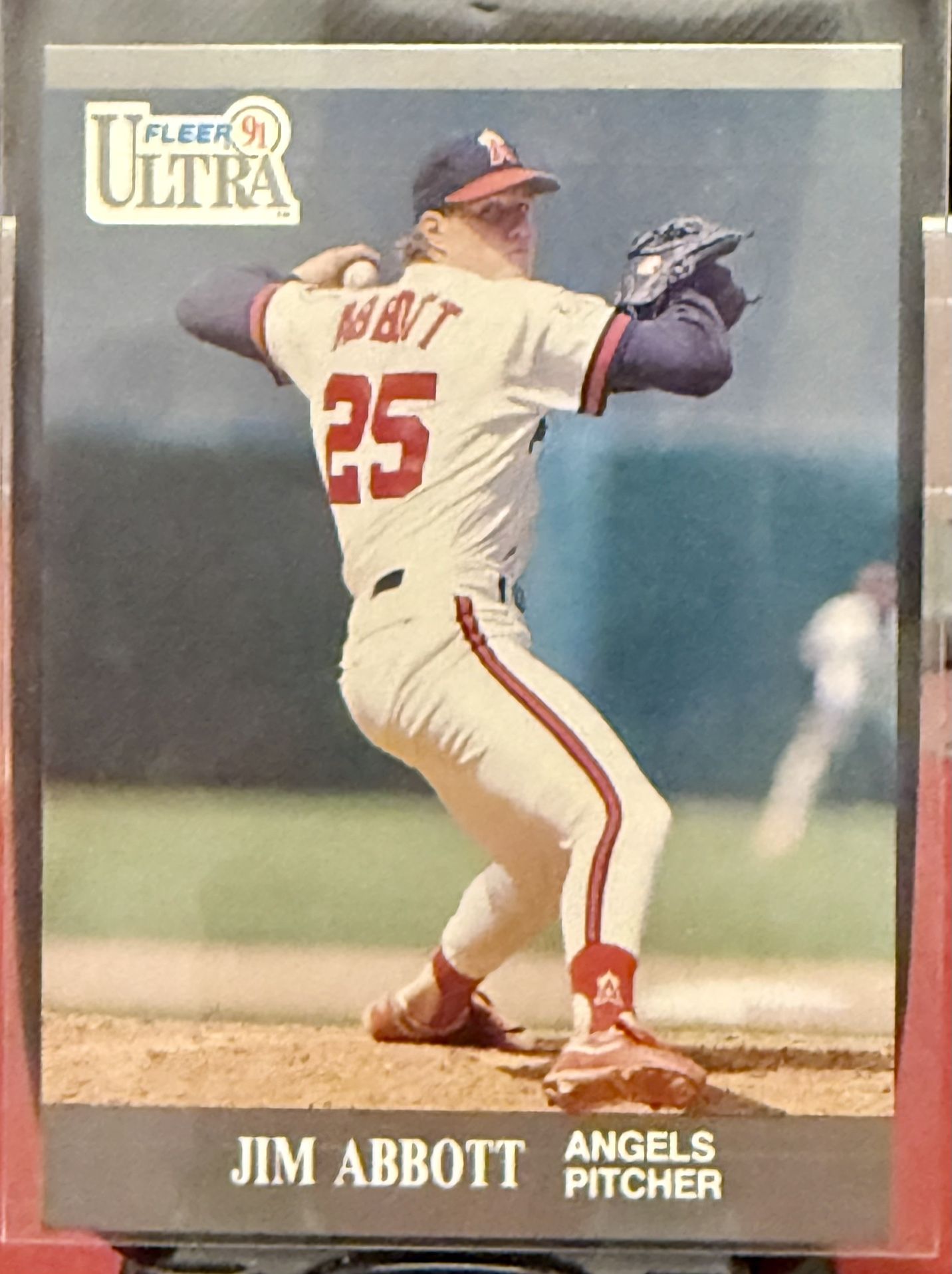 1991 Fleer Ultra Jim Abbott #43 - Like New