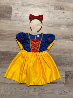 Snow White Toddler Costume Dress with Headband