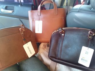 Portland leather crossbody purses
