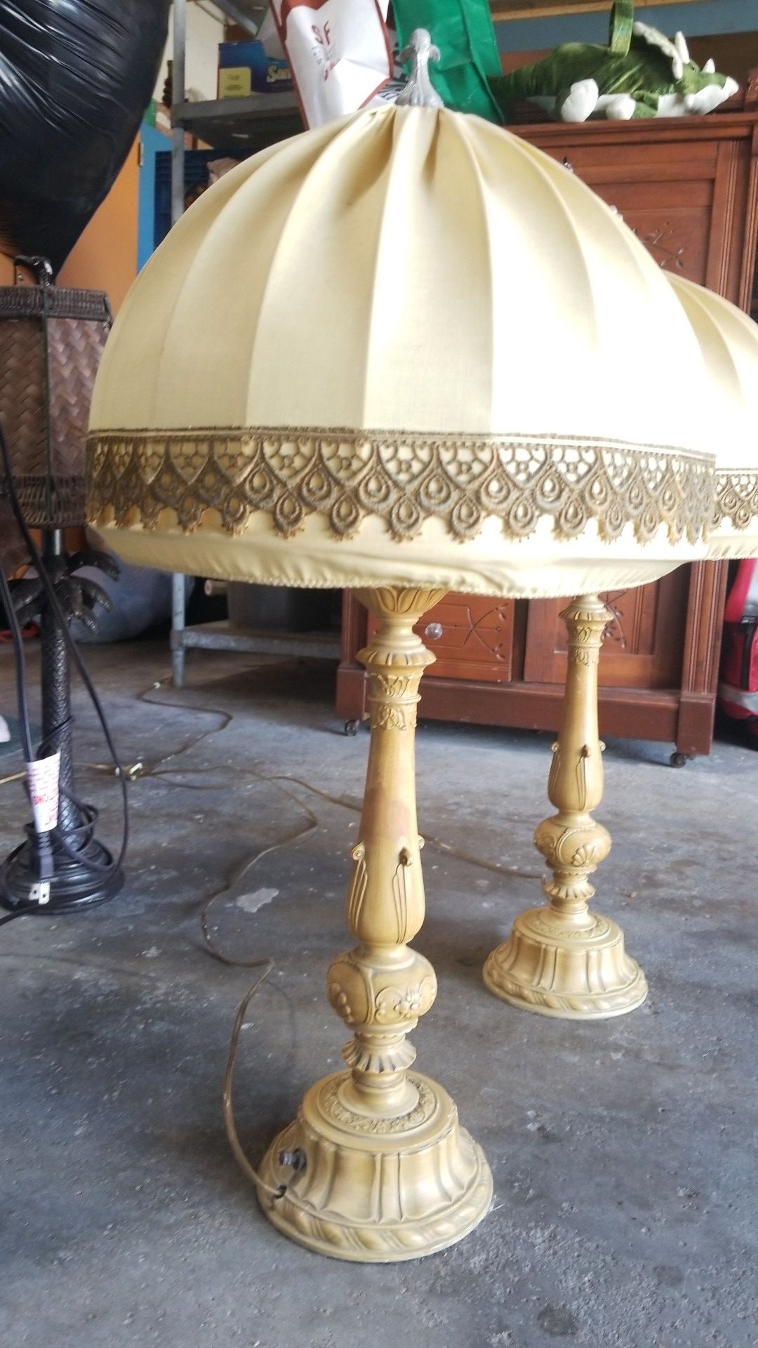 2 Antique Victorian lamps
