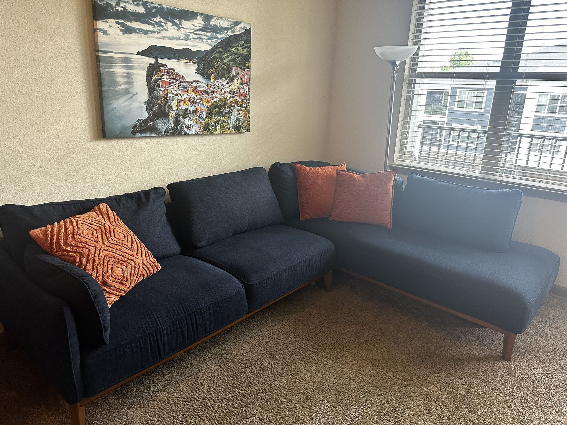 Moving Sale! Jollene 113" 2-Pc. Fabric Sectional, Created for Macys